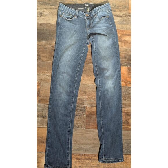 Paige Skyline Skinny Jeans Medium Wash Denim Size 25 - Picture 1 of 4